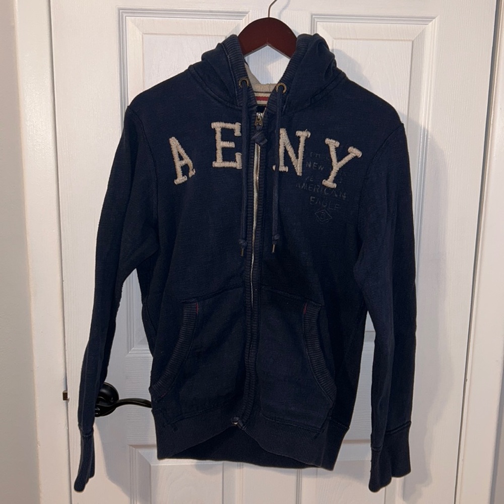 American Eagle vintage fit Medium navy hoodie